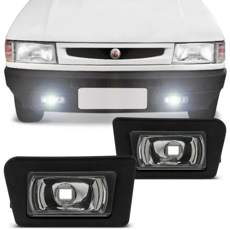 Kit Farol de Milha Uno 1984 a 2003 Elba Premio 1985 a 1995 Fiorino 1990 a 2003 Auxiliar Neblina